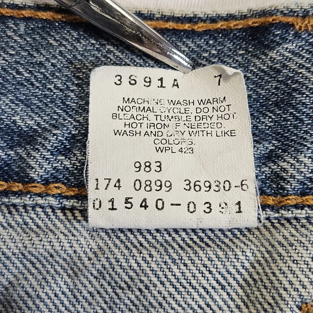 Levi's 540 Jean Mens 50 x 30 Relaxed Fit Denim Brown Tab Mexico Vintage